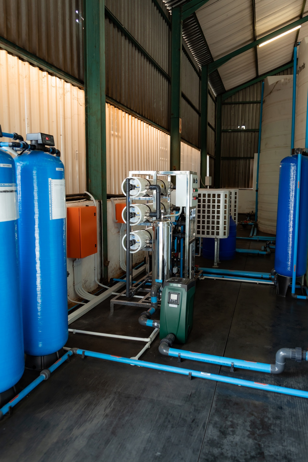 Industrial RO system room
