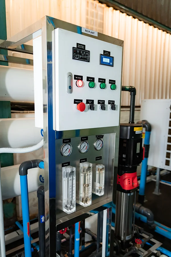 RO plant control panel