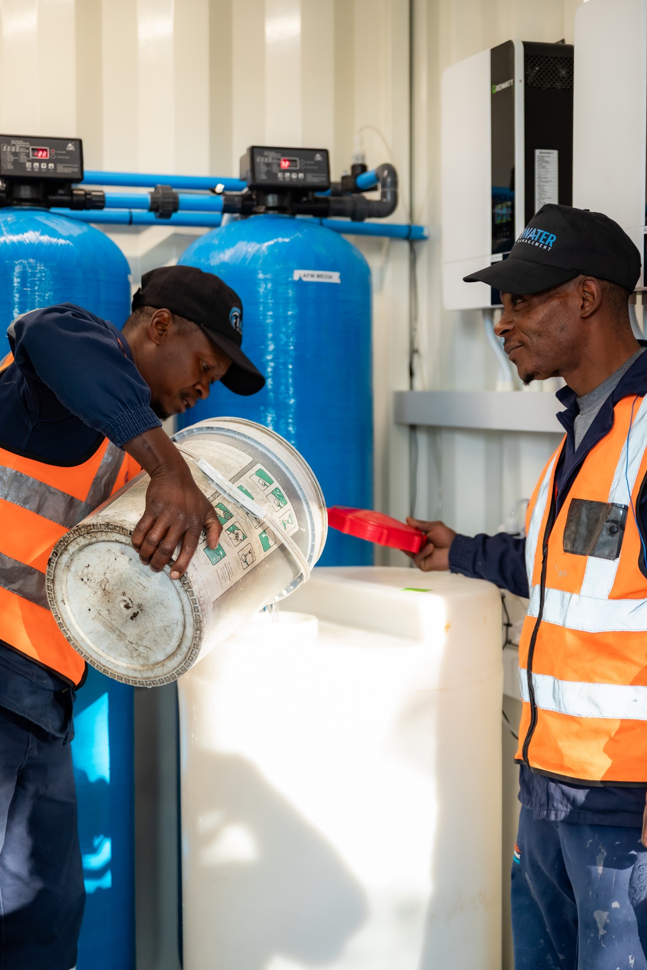 Technicians chemical dosing